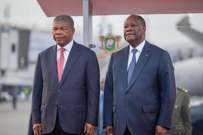 Accueil Chaleureux du Président João Lourenço de l’Angola en Côte d’Ivoire par le Président Alassane Ouattara